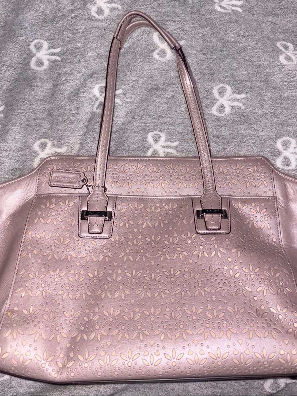 COACH Taylor Eyelet leather Carryall